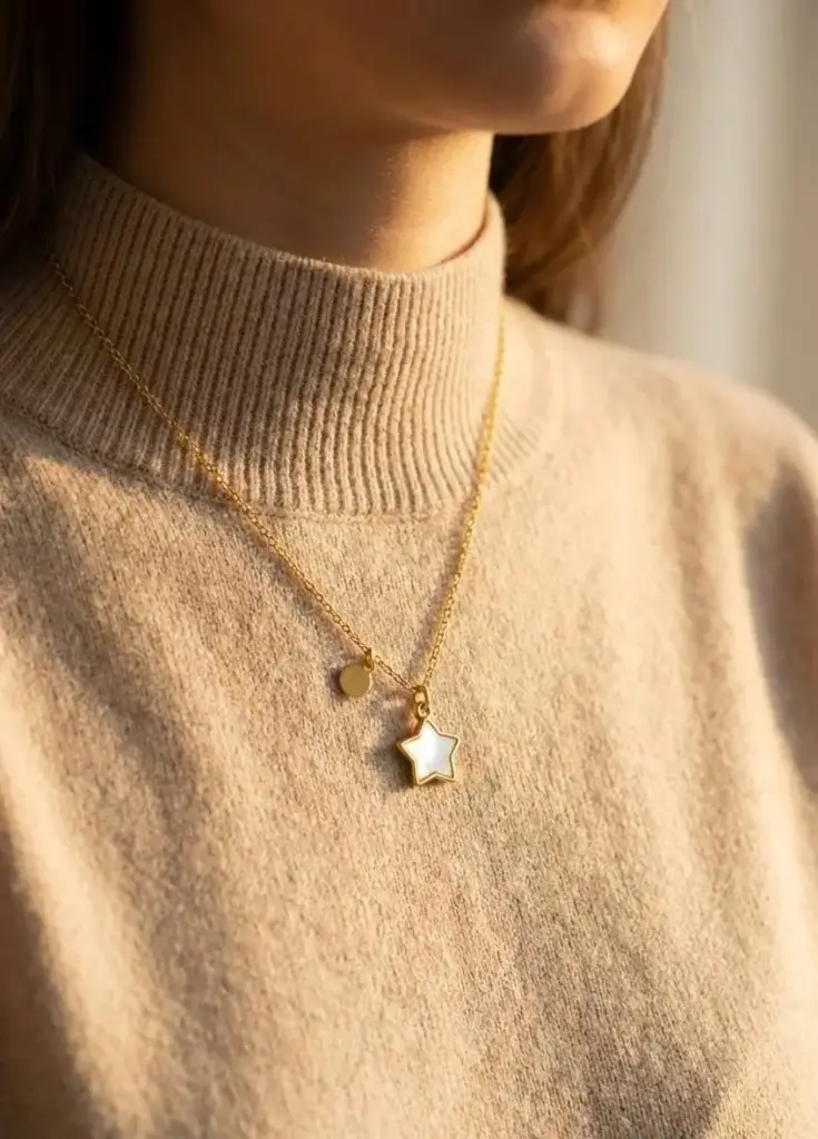 BFF Star Pendant Necklace