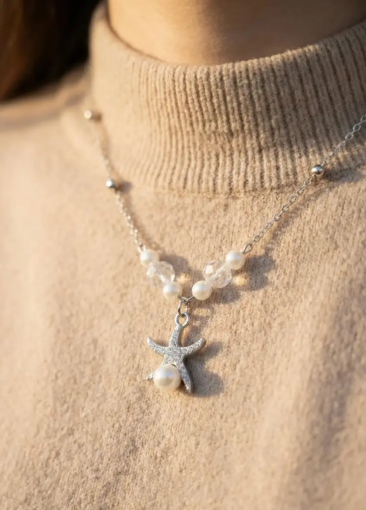 White Star Necklace
